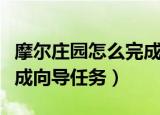 摩尔庄园怎么完成向导任务（摩尔庄园如何完成向导任务）
