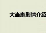 大当家剧情介绍（大当家电视剧简介）