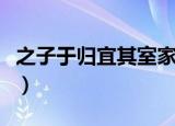 之子于归宜其室家的意思（原文及翻译请查收）