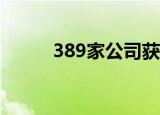 389家公司获机构调研（附名单）