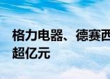 格力电器、德赛西威等8股获北向资金增持额超亿元