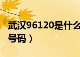 武汉96120是什么电话号码（120是什么电话号码）