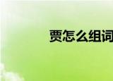 贾怎么组词（贾组词有哪些）