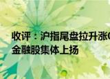 收评：沪指尾盘拉升涨0.42%，燃气、石油板块走势强劲，金融股集体上扬