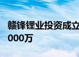 赣锋锂业投资成立供应链管理公司 注册资本8000万