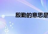 殷勤的意思是什么（殷勤的意思）