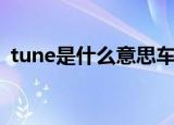 tune是什么意思车上的（车上tune的解释）