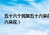 五十六个民族五十六朵花歌曲原唱歌词（五十六个民族五十六朵花）