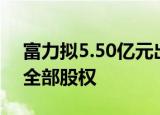 富力拟5.50亿元出售北京富力万达嘉华酒店全部股权
