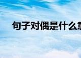 句子对偶是什么意思（对偶是什么意思）