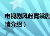 电视剧风起霓裳剧集介绍（风起霓裳电视剧剧情介绍）