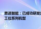 思进智能：已成功研发出SJBP-88S复杂零件冷成形机等八工位系列机型