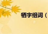 牺字组词（牺字组词有哪些）