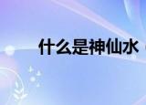 什么是神仙水（神仙水是什么东西）