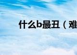 什么b最丑（难看的B是什么样子的）