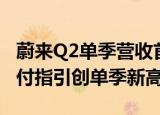 蔚来Q2单季营收首破百亿，研发支出、Q3交付指引创单季新高
