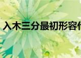 入木三分最初形容什么（关于成语入木三分）
