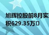 旭辉控股前8月实现销售额943.0亿元 销售面积629.35万㎡