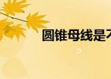 圆锥母线是不是高（圆锥母线）