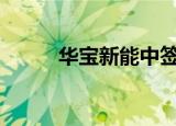华宝新能中签号出炉 约2.38万个