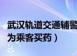 武汉轨道交通辅警（武汉地铁辅警狂奔八分钟为乘客买药）