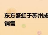 东方盛虹于苏州成立新公司，经营范围含电池销售