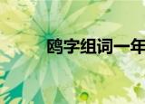 鸥字组词一年级简单（鸥字组词）