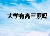 大学有高三累吗（是高三累还是大学累）