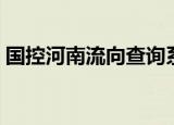 国控河南流向查询系统登录（国控河南流向）
