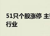 51只个股涨停 主要集中在汽车、机械设备等行业