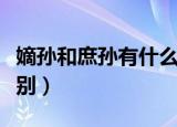 嫡孙和庶孙有什么区别（嫡孙和孙子有什么区别）