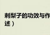 刺梨子的功效与作用（刺梨子的功效与作用简述）