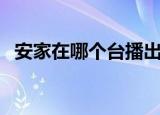 安家在哪个台播出（电视剧安家剧情介绍）