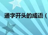 通字开头的成语（有什么通字开头的成语）