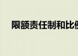 限额责任制和比例责任制（限额责任制）