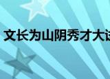 文长为山阴秀才大试辄不利豪荡不羁（文长）