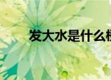 发大水是什么梗（发大水怎么解释）