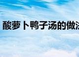 酸萝卜鸭子汤的做法（怎么做酸萝卜鸭子汤）
