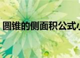 圆锥的侧面积公式小学（圆锥的侧面积公式）