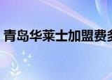 青岛华莱士加盟费多少（华莱士加盟费多少）