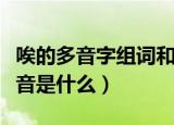 唉的多音字组词和拼音（唉的多音字组词和拼音是什么）