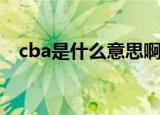 cba是什么意思啊（cba可以解释含义吗）