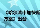《哈尔滨市加快新一代人工智能产业发展实施方案》出台