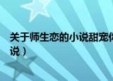 关于师生恋的小说甜宠你是我学生又怎样（关于师生恋的小说）