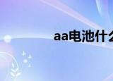 aa电池什么意思（aa电池）