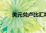 美元兑卢比汇率实时（美元兑卢比）