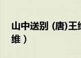 山中送别 (唐)王维带拼音（山中送别 (唐)王维）