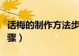 话梅的制作方法步骤（自制话梅的制作方法步骤）