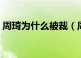 周琦为什么被裁（周琦被裁掉的原因是什么）