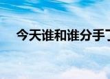 今天谁和谁分手了（你和那谁那天分手）
